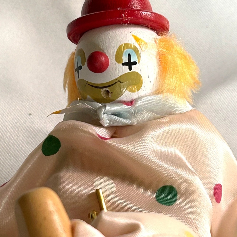 Westland Be A Clown Music Box Figurine Hat is Damaged 7" Vintage Collectable - Picture 2 of 16